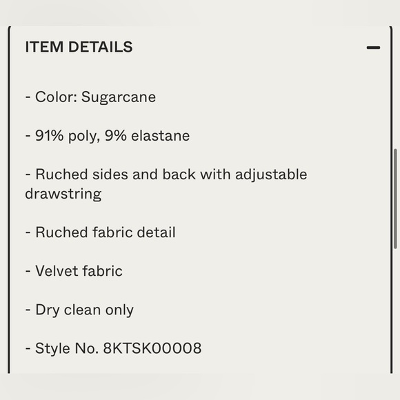 ALC Velvet Top & Skirt Set - Picture 5 of 5